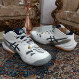 کتونی و کفش والیبال هندبال بسکتبال اسیکس متارایز یک کیفیت های کپی ویتنام Asics Metarise رنگ سفید نوار سورمه ای