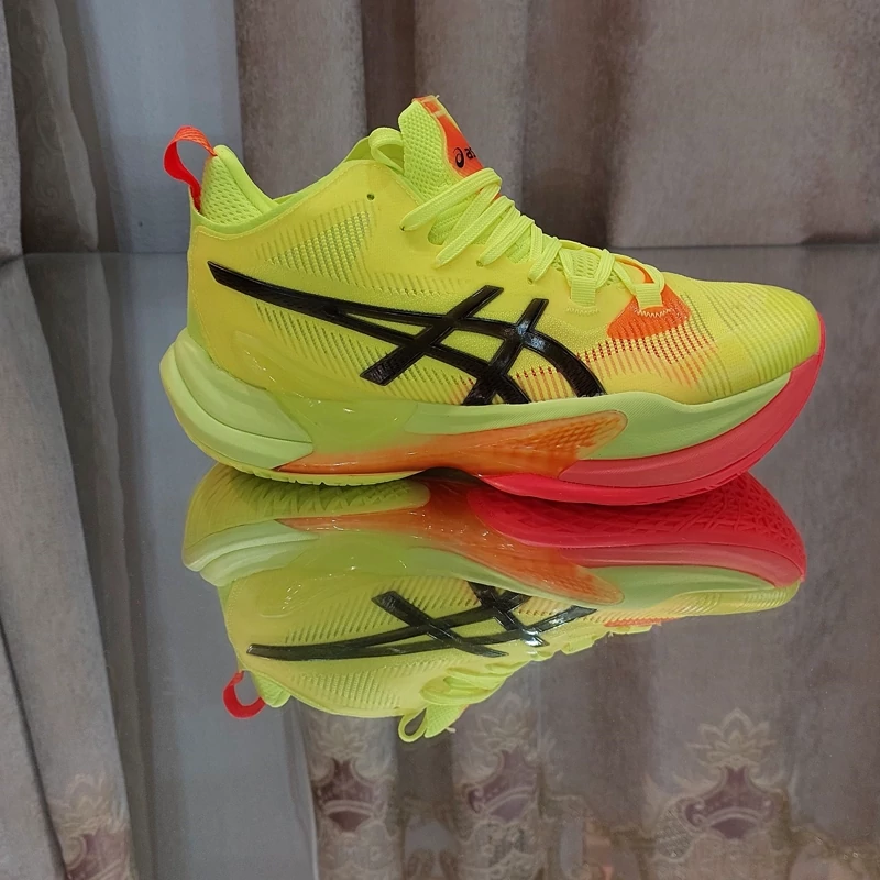 اسیکس متارایز 2 پاریس کیفیت مستر کوالیتی ویتنام در حد اورجینال asics metarise 2 paris رنگ فسفری زرد
