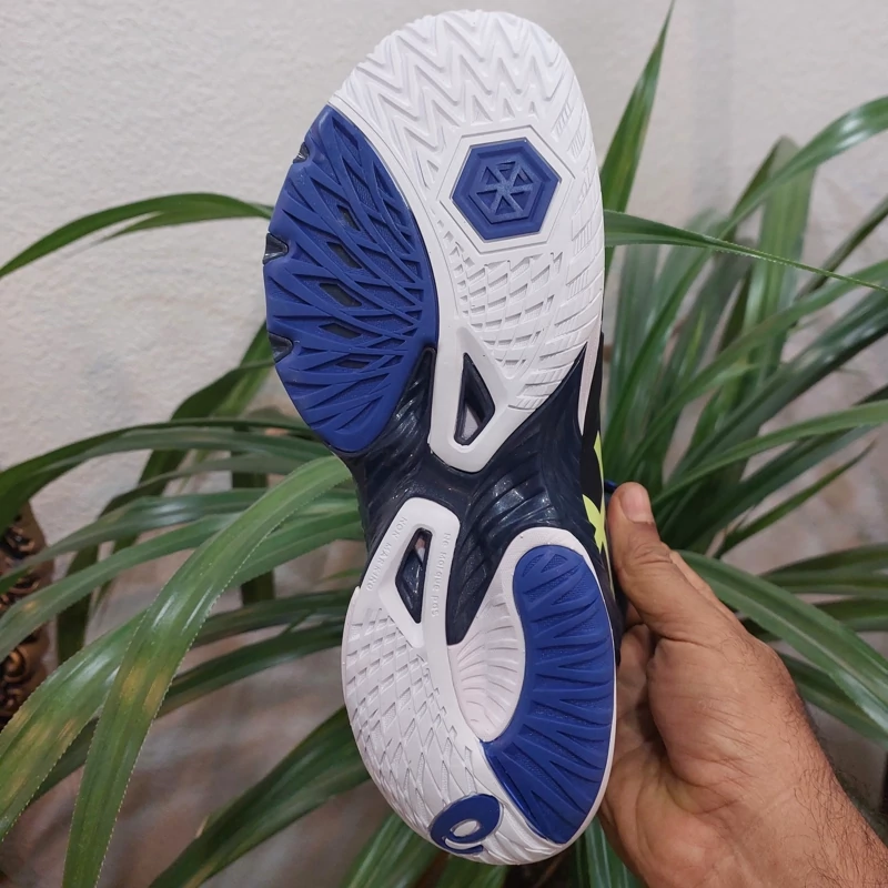 کتونی و کفش والیبال هندبال بسکتبال اسیکس متارایز کیفیت مستر کوالیتی ویتنام Asics Metarise رنگ سورمه ای