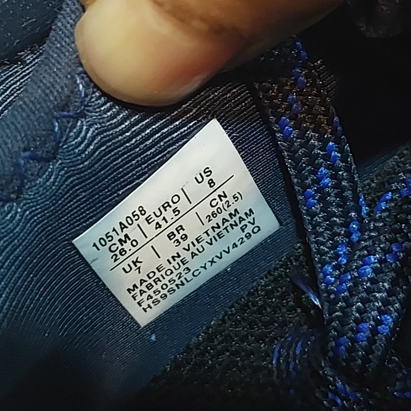 کتونی و کفش والیبال هندبال بسکتبال اسیکس متارایز کیفیت مستر کوالیتی ویتنام Asics Metarise رنگ سورمه ای