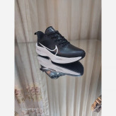 کتونی رانینگ نایک زوم ایکس nike zoom x کیفیت مستر کوالیتی ویتنام رویه چرم کتونی چرمی نایک لبخندی مشکی سفید