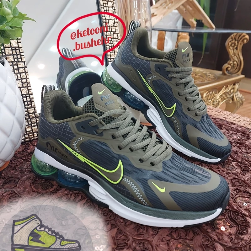 نایک ایر مکس 2023 nike air max 2023 رنگ سبز کیفیت مستر کوالیتی ویتنام