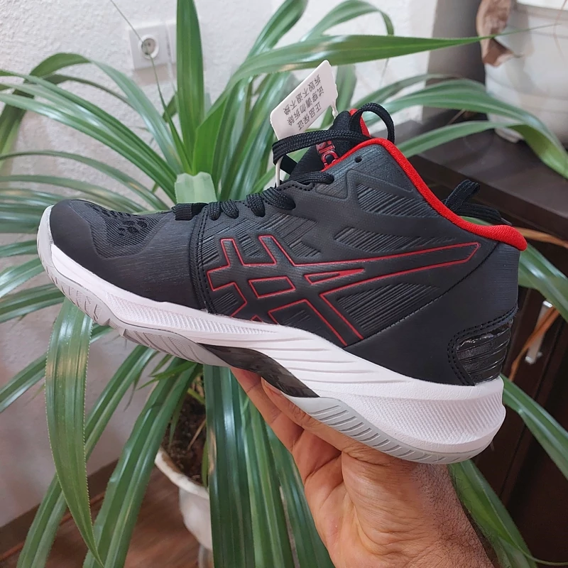 کتونی والیبال اسیکس اسکای الیت 2 کیفیت مستر کوالیتی ویتنام asics sky elite ff 2mt رنگ مشکی قرمز