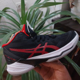 کتونی والیبال اسیکس اسکای الیت 2 کیفیت مستر کوالیتی ویتنام asics sky elite ff 2mt رنگ مشکی قرمز