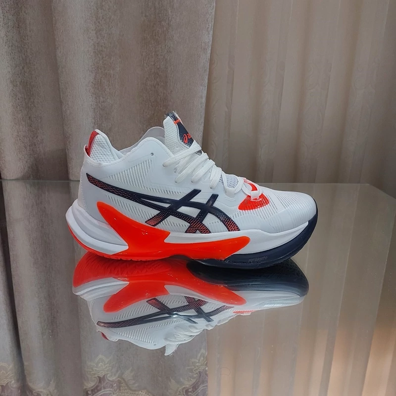 اسیکس متارایز 2 پاریس کیفیت مستر کوالیتی ویتنام در حد اورجینال asics metarise 2  رنگ سفید نارنجی