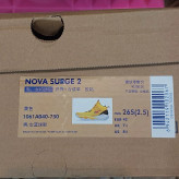 کتونی والیبال هندبال بسکتبال اسیکس نوا سورج2 مستر کوالیتی ویتنام asics nova sourge 2 رنگ زرد در حد اورجینال اسکای الیت