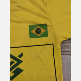 تیشرت با شورت تیم ملی والیبال برزیل brazil رنگ زرد شورت ابی اندازه ها در توضیحات درج شد ه