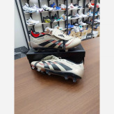 کفش فوتبال چمن آدیداس استوکدار بلینگام Predator Edge 2025 رنگ کرم مشکی یا بژ Adidas Predator رئال مادرید