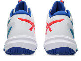 کتونی والیبال هندبال بسکتبال اسیکس اسکای الیت 3 مسترکوالیتی ویتنام asics sky elite ff mt3 رنگ سفید فیروزه ای سورمه ای