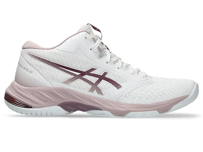 کفش والیبال هندبال و بسکتبال اسیکس نت بورنر ویتنام متارایز asics netburner ballistic ff mt3 رنگ گلبهی