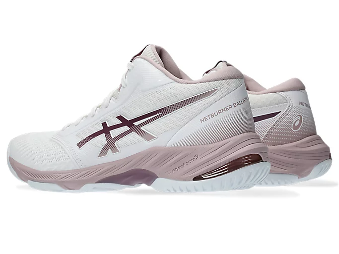 کفش والیبال هندبال و بسکتبال اسیکس نت بورنر ویتنام متارایز asics netburner ballistic ff mt3 رنگ گلبهی
