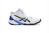 کفش والیبال هندبال بسکتبال اسیکس اسکای الیت 2 ویتنام کیفیت مستر کوالیتی ویتنام asics sky elite ff mt2 رنگ سفید ابی سبز