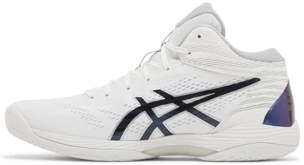 کتونی اسیکس ژل هوپ وی 14 در حد اورجینال ویتنامAsics gel hoop V14 رنگ سفید بنفش