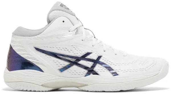 کتونی اسیکس ژل هوپ وی 14 در حد اورجینال ویتنامAsics gel hoop V14 رنگ سفید بنفش