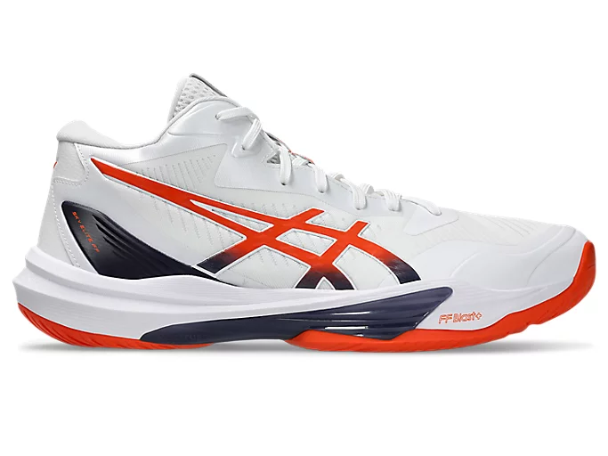 اسیکس اسکای الیت ۳ کیفیت مستر کوالیتی ویتنام asics sky elite ff mt3 رنگ سفید نارنجی