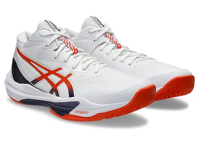 اسیکس اسکای الیت ۳ کیفیت مستر کوالیتی ویتنام asics sky elite ff mt3 رنگ سفید نارنجی