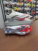 کفش فوتبال چمن آدیداس اف۵۰ مسی استوکدار رنگ سفیدصورتی Adidas f50+fg