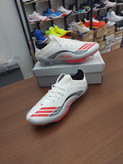 کفش فوتبال چمن آدیداس اف۵۰ مسی استوکدار رنگ سفیدصورتی Adidas f50+fg