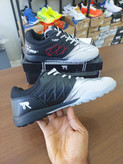 کفش فوتبال استوک ریز یا چمن مصنوعی تورف رنگ مشکی طوسی قرمز football shoes turf black Gery