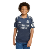 کیت دوم وتیشرت با شورت هواداری تیم رئال مادرید ۲۰۲۶ رنگ سورمه ای تایلندی کلاس A++ kit Real madrid 2026 بچه گانه