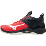 کفش والیبال بسکتبال و هندبال های کپی میزانو مومنتم رنگ مشکی قرمز Mizuno Wave Momentom 2