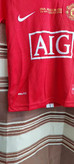 کیت هواداری بچه گانه منچستریونایتد 2008 رنگ قرمز Manchester United 2008 Thai Shirt Shorts Kit رونالدو بدون شماره و اسم لوگوها دوختی و گلدوزی شده تایلندی کلاس A++
