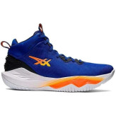 کفش کتونی ساق بلند والیبال بسکتبال اسیکس مدل نوا سورج سورژ asics NOVA SURGE 2023 کیفیت مستر کوالیتی ویتنام رنگ آبی نارنجی ترکیبی