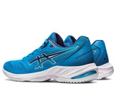 کفش والیبال هندبال و بسکتبال اسیکس نت بورنر ویتنام متارایز asics netburner ballistic ff mt3 رنگ آبی سفید