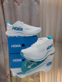 کفش رانینگ هوکا کلیفتون۱۰ کیفیت مستر کوالیتی طبیعت گردی روزمرگی رنگ سفید آبی HOKA M CLIFTON 10