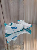 کفش رانینگ هوکا کلیفتون۱۰ کیفیت مستر کوالیتی طبیعت گردی روزمرگی رنگ سفید آبی HOKA M CLIFTON 10