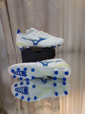کفش فوتبال استوک دار میزانو مورلیا نئو مسترکوالیتی رنگ سفید ابی سبز Mizuno Morelia Neo