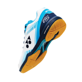 کتونی بدمینتون و تنیس یونکس کیفیت مستر کوالیتی ویتنام رنگ سفید آبی مشکیYonex Power Cushion 65Z3 SHB65Z3MEX Badminton Shoes Mens (White/Ocean Blue)