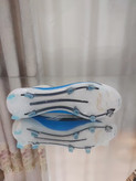 کفش فوتبال چمن آدیداس اف۵۰ آرژانتین مسی استوکدار رنگ سفیدآبی مشکی Adidas f50 argantina