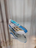 کفش فوتبال چمن آدیداس اف۵۰ آرژانتین مسی استوکدار رنگ سفیدآبی مشکی Adidas f50 argantina