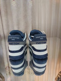 کتونی لویی ویتون ترینر مستر سفیدسرمه ای ۴۱تا۴۵ Louis Vuitton LV Trainer