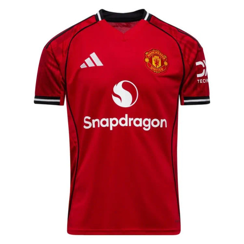 کیت پلیری منچستر یونایتد ۲۰۲۶ رنگ قرمز مسترکوالیتی تایلندی کلاس Manchester United Home Shirt 2025/26