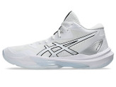 کتونی والیبال هندبال اسیکس اسکای الیت ۳ کیفیت مستر کوالیتی در حد اورجینال Asics sky ELITE FF MT 3 رنگ سفید نقره ای