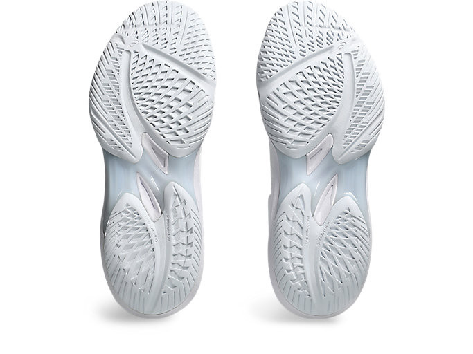 کتونی والیبال هندبال اسیکس اسکای الیت ۳ کیفیت مستر کوالیتی در حد اورجینال Asics sky ELITE FF MT 3 رنگ سفید نقره ای