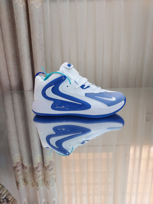 کتونی والیبال بسکتبال هندبال نایک هایپرست2 مستر کوالیتی nike zoom hypersensitivity 2 رنگ سفید آبی