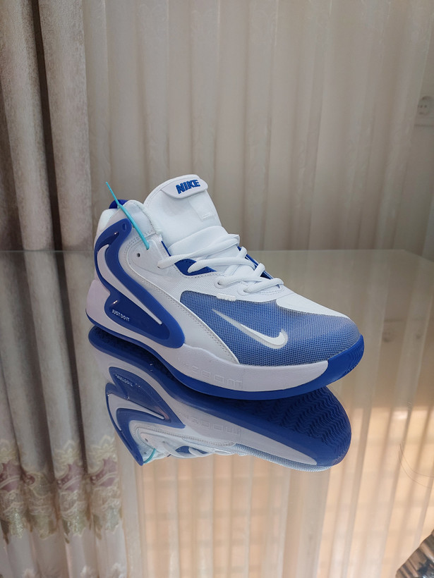 کتونی والیبال بسکتبال هندبال نایک هایپرست2 مستر کوالیتی nike zoom hypersensitivity 2 رنگ سفید آبی
