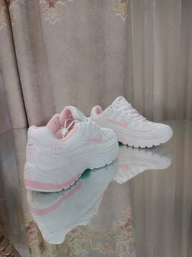 کفش نایک پی 6000 پریمیوم سامیت سفید صورتی Nike P-6000 Premium Summit White