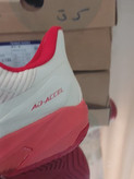 کفش بدمینتون و تنیس و پدل یونکس Yonex Women's and Men's Power Cushion Ad-Accel Sunset Red رنگ کرم قرمز لوگو قرمز