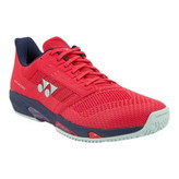 کفش بدمینتون و تنیس یونکس Yonex Women's and Men's Power Cushion Ad-Accel Sunset Red رنگ قرمز سفید