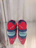 کفش بدمینتون و تنیس یونکس Yonex Women's and Men's Power Cushion Ad-Accel Sunset Red رنگ قرمز سفید