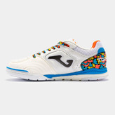 کفش فوتسال جوما تاپ فلکس سایز 40تا 45 JoFutsal shoes Top Flex Rebound 22 indoor white blue