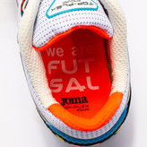 کفش فوتسال جوما تاپ فلکس سایز 40تا 45 JoFutsal shoes Top Flex Rebound 22 indoor white blue