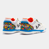 کفش فوتسال جوما تاپ فلکس سایز 40تا 45 JoFutsal shoes Top Flex Rebound 22 indoor white blue