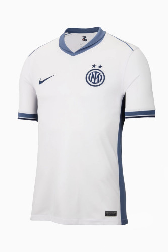 کیت دوم پلیری تیشرت بدون شورت اینتر میلان ایتالیا ۲۰۲۶ رنگ سفید آبی تایلندی A++ kit Inter milan 2026