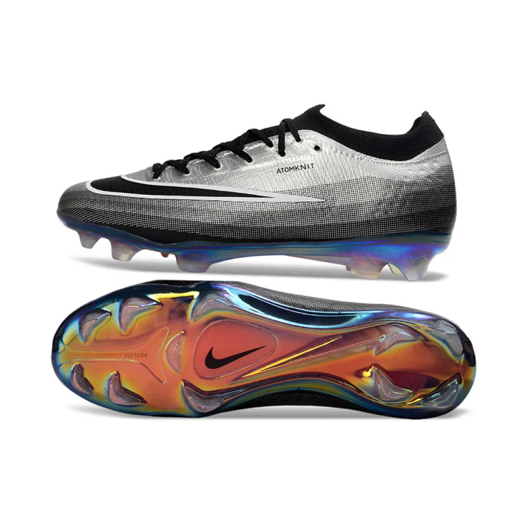 کفش فوتبال استوک دار نایک مرکوریال ویپور 17 Nike Mercurial Vapor 17 Elite رنگ مشکی طوسی