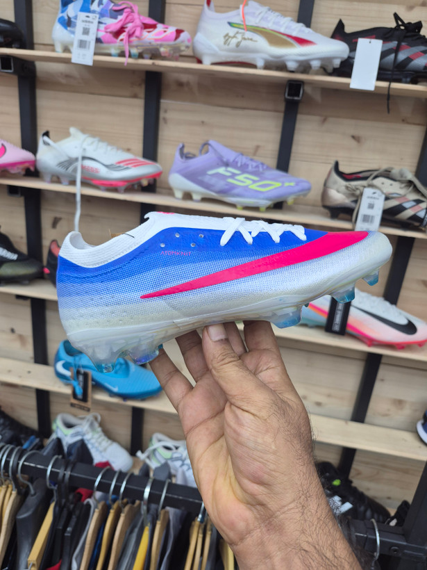 کفش فوتبال نایک مرکوریال ویپور 17 Nike Mercurial Vapor 17 Elite رنگ آبی سفید